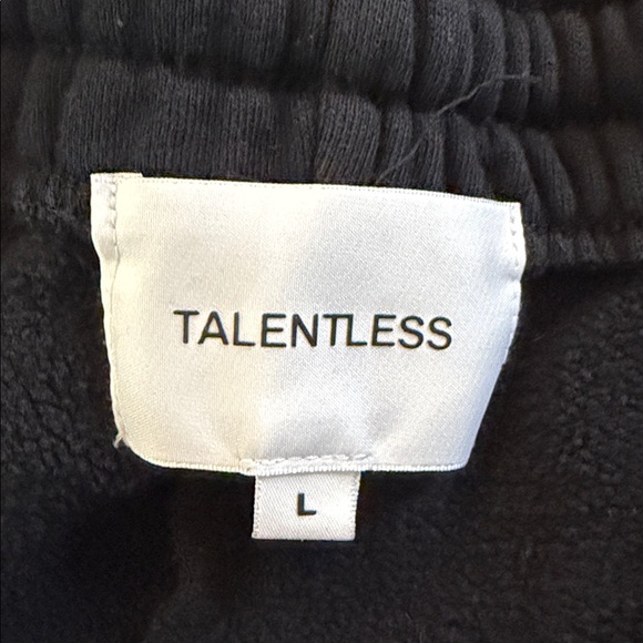 Talentless women’s lightweight sweatpants phantom black large - Picture 5 of 5